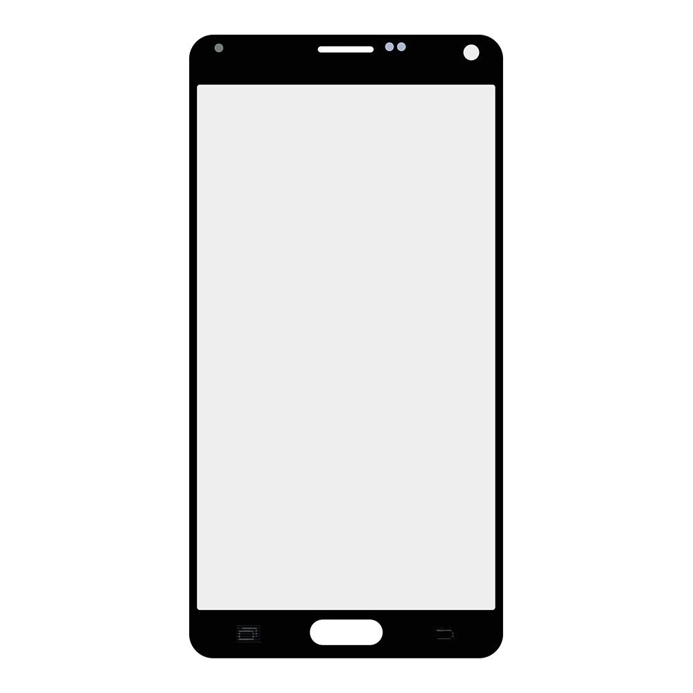 Стекло для переклейки Samsung N910 Galaxy Note 4 (черный)
