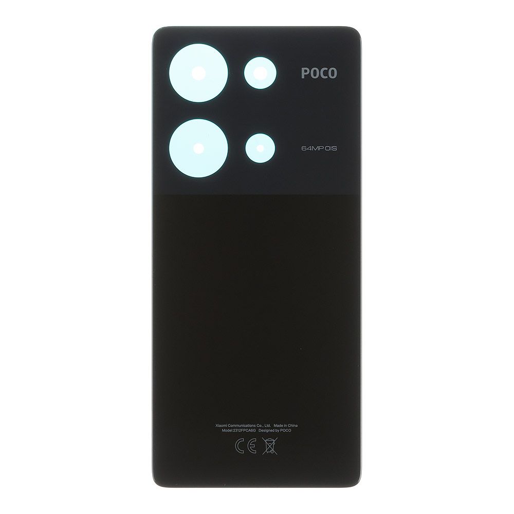 Задняя крышка для Xiaomi POCO M6 Pro (черный)