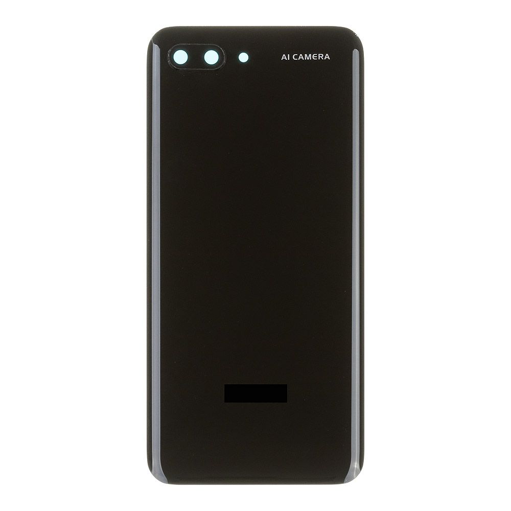 Задняя крышка для Huawei Honor 10 (COL-L29) со стеклом камеры (черный)
