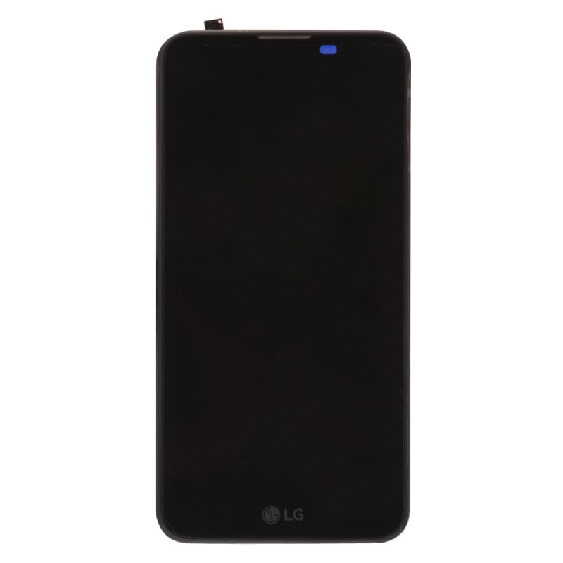 LCD дисплей для LG X View K500DS в сборе с тачскрином, в рамке (черный)