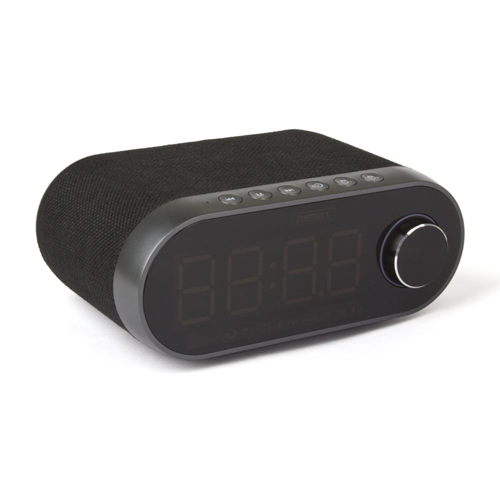 Bluetooth колонка REMAX RB-M26 BT4.2, 2x5W, AUX/microSD, LED дисплей (черный)
