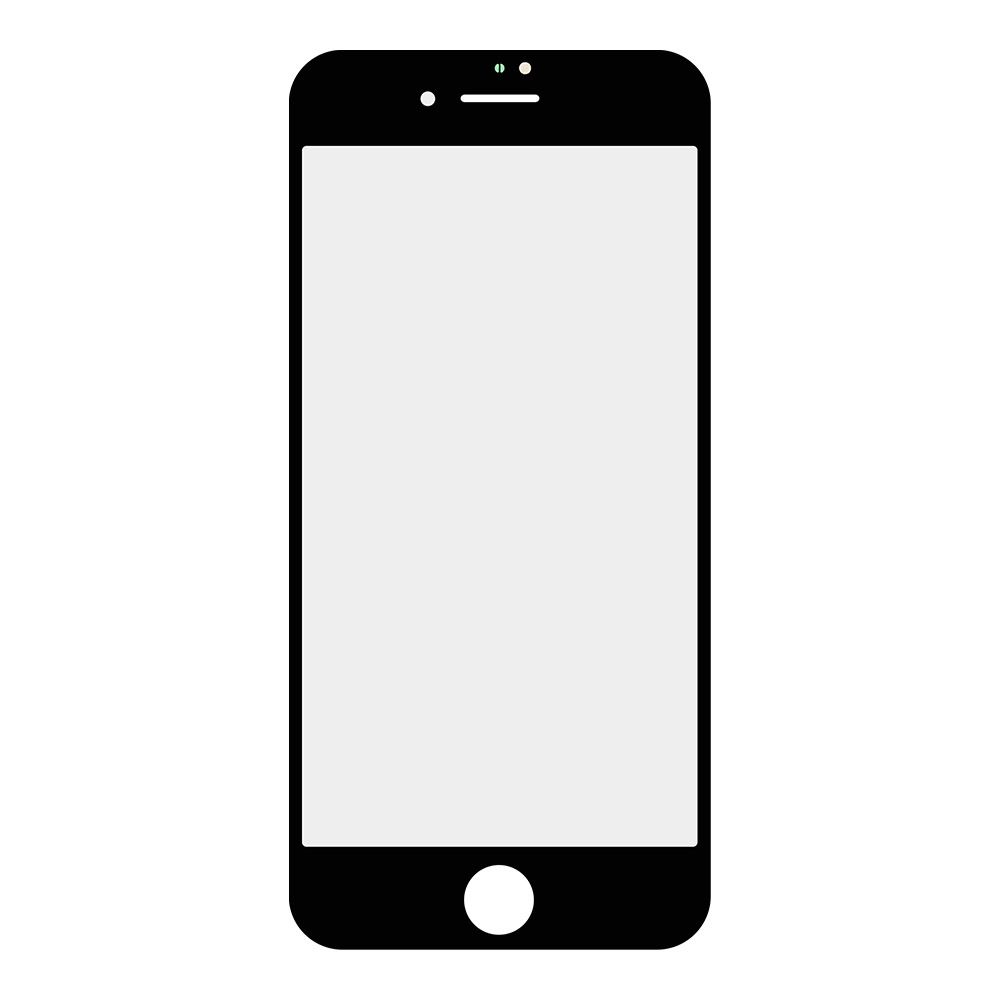 Стекло для переклейки iPhone 7\8\SE 2020 (черный)