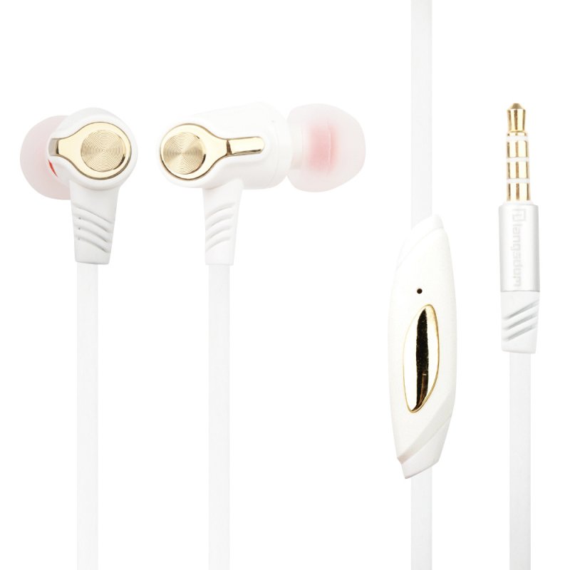 Гарнитура "Langsdom" EH360 In-Ear Headphones (серебряный/коробка)