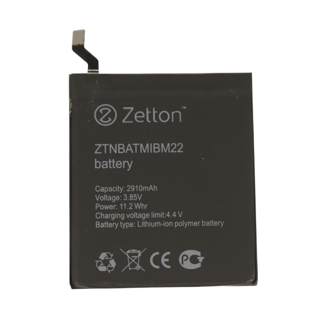 Аккумулятор (АКБ) Zetton для Xiaomi Mi 5 2910 mAh, Li-Pol аналог BM22