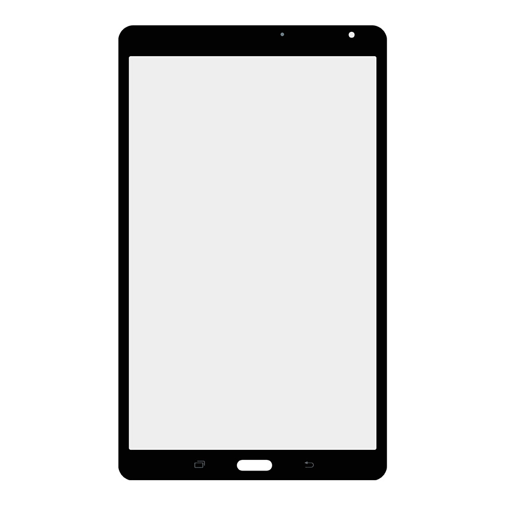 Стекло + OCA плёнка для переклейки Samsung Galaxy Tab S 8.4 SM-T700 (черный)
