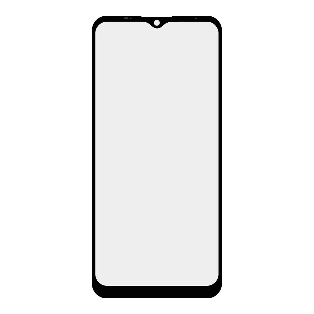 Стекло + OCA плёнка для переклейки Motorola Moto E20 (черный)