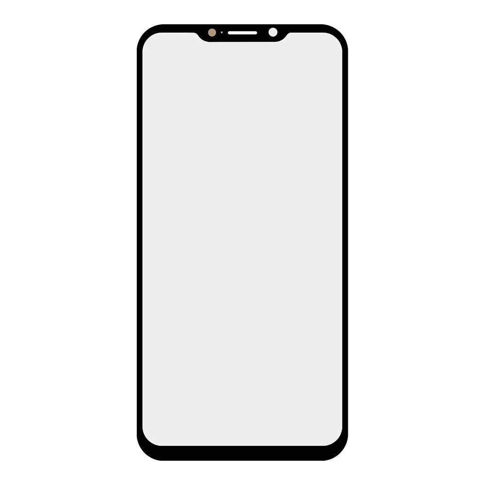 Стекло для переклейки Meizu X8 (черный)