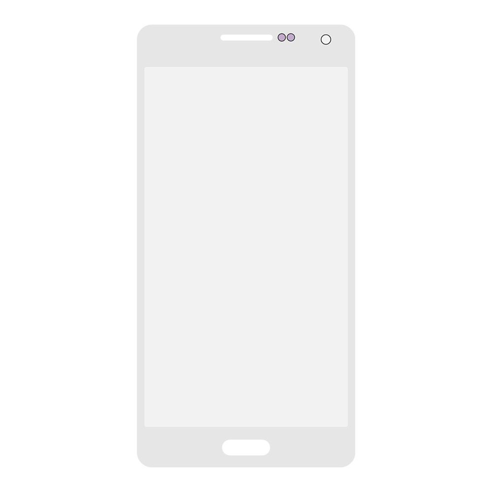 Стекло для переклейки Samsung SM-A500 A5 (цвет белый)