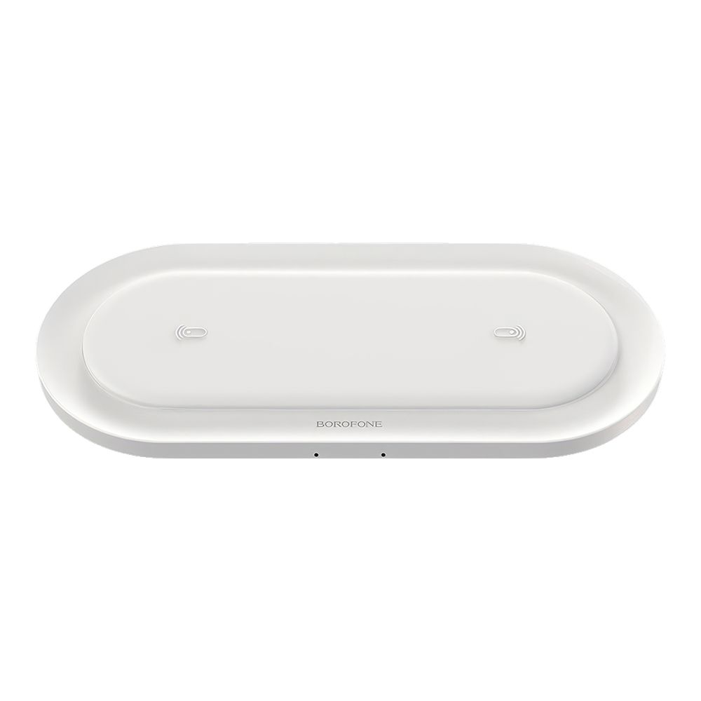 Беспроводное ЗУ BOROFONE BQ7 Prominent для смартфона, TWS, 2А, 10W (белый)