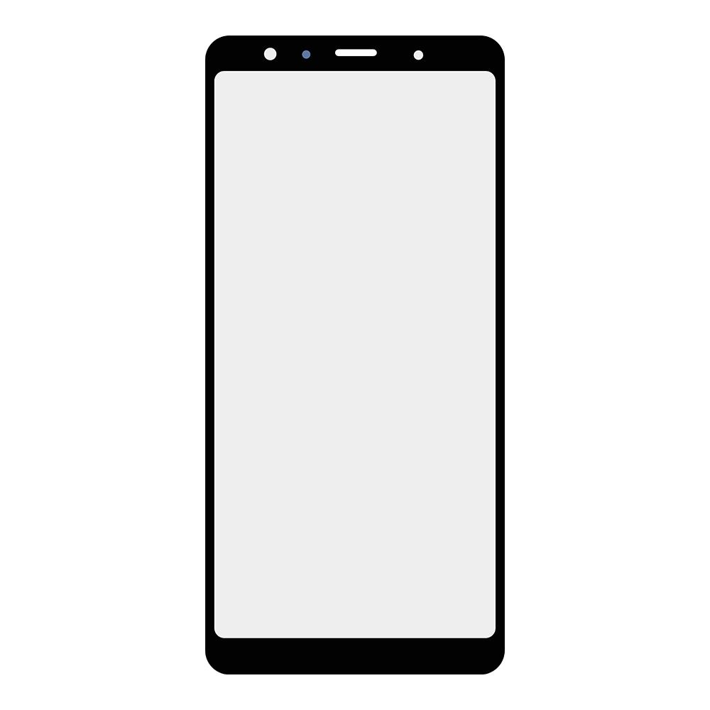 Стекло + OCA плёнка для переклейки Samsung A750F Galaxy A7 (2018) (черный)