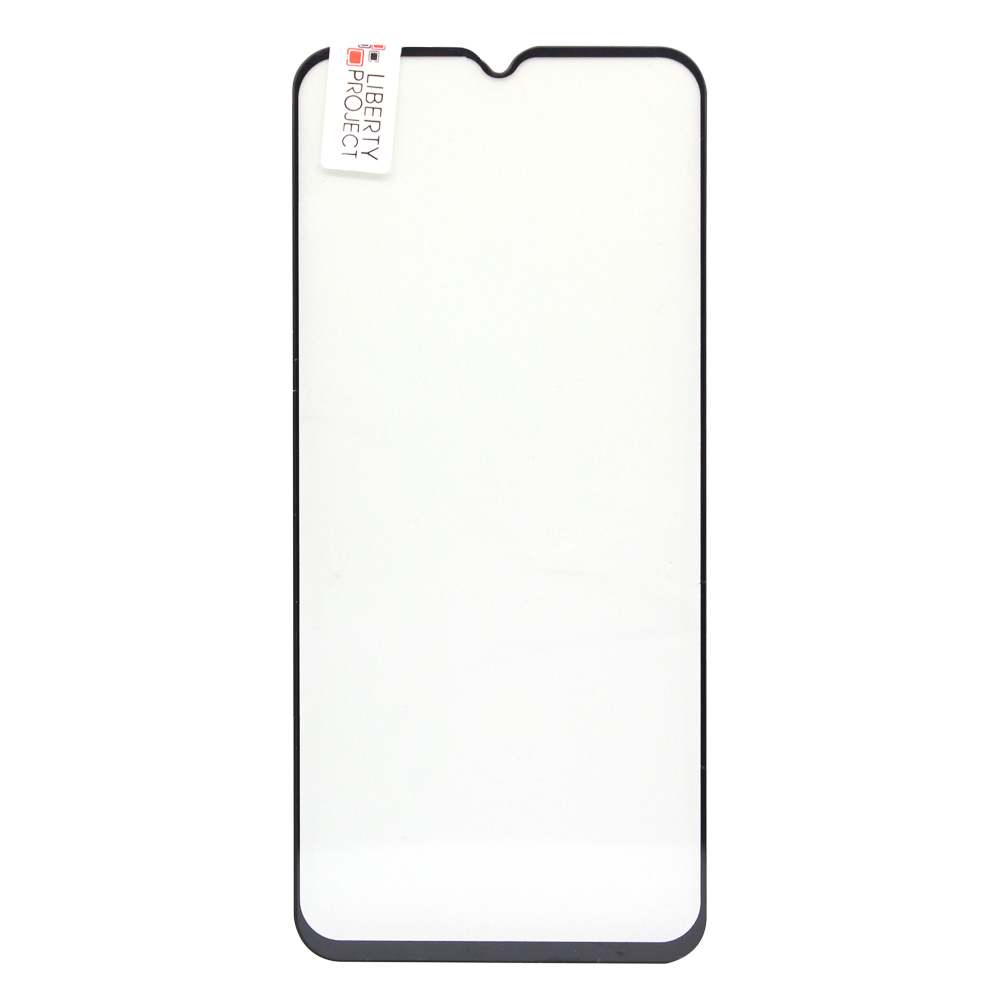 Защитное стекло "LP" для ZTE Blade A51 Thin Frame Full Glue Glass с рамкой 0,33 мм 2,5D 9H (черное)