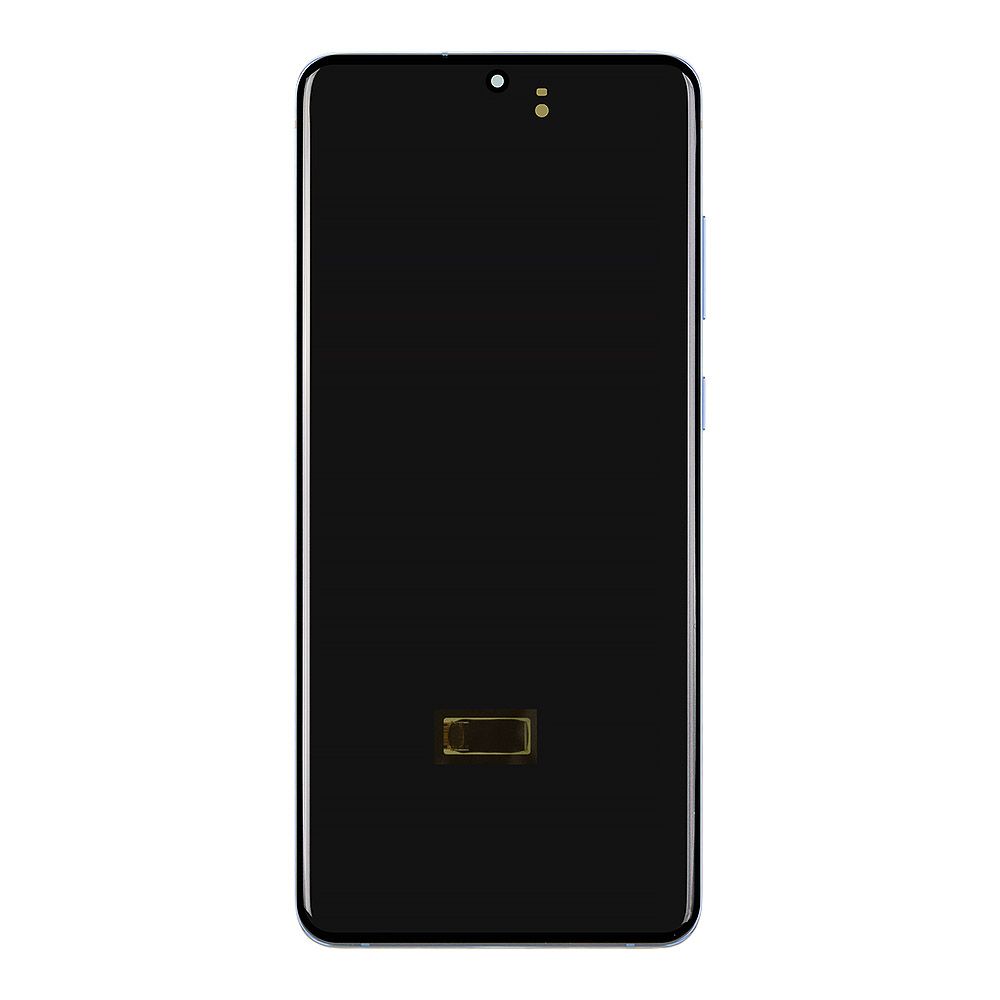LCD дисплей для Samsung Galaxy S20 Plus SM-G985 GH82-22145E в рамке (синий) 100% OR SP