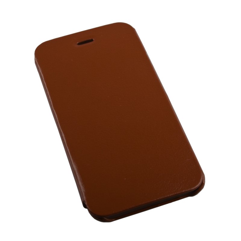 Чехол для iPhone 6/6s "HOCO" Premium Collection Folder Design раскладной кожаный (коричневый)