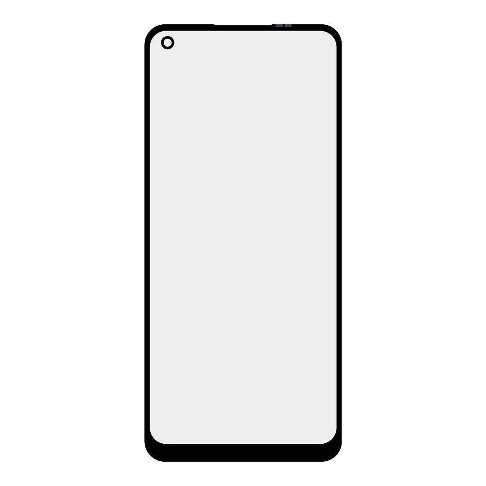 Стекло + OCA плёнка для переклейки Oppo A54 5G (черный)