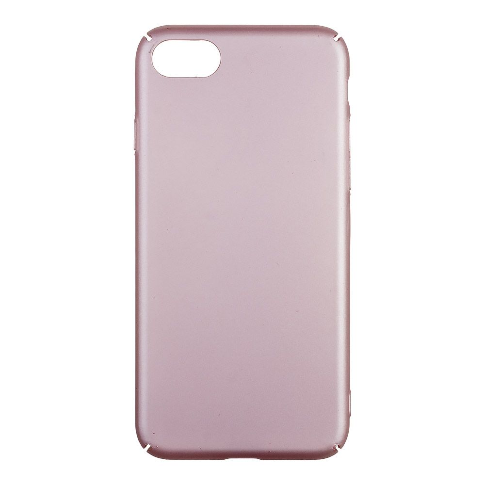 Защитная крышка "LP" для iPhone SE 2/8/7 ультратонкая Soft Touch (розовая) коробка