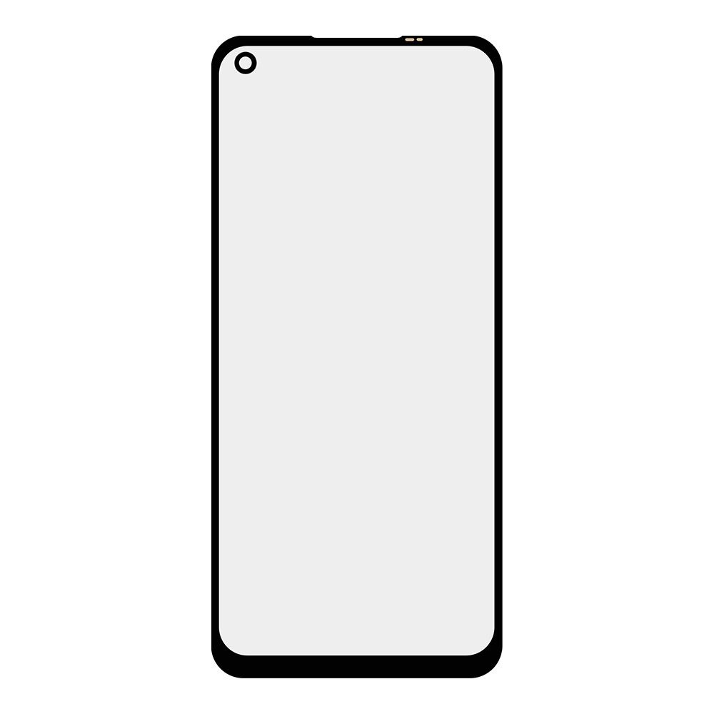 Стекло для переклейки Oppo A74 (черный)