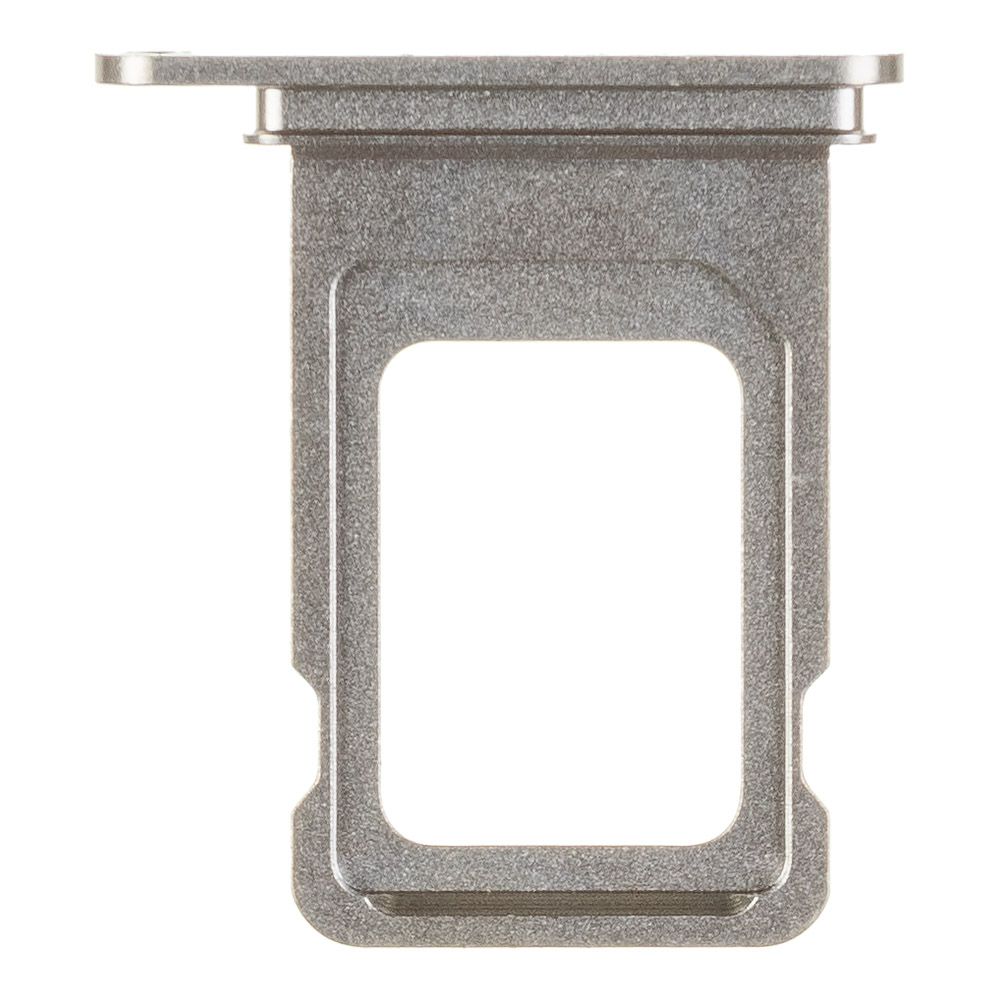 Держатель SIM-карты (сим лоток) iPhone 14 Pro/14 Pro MAX (серебристый)
