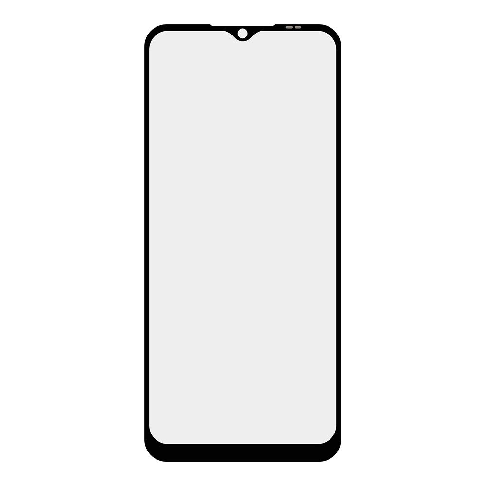 Стекло + OCA плёнка для переклейки Huawei Honor X6 / X8 5G (черный)