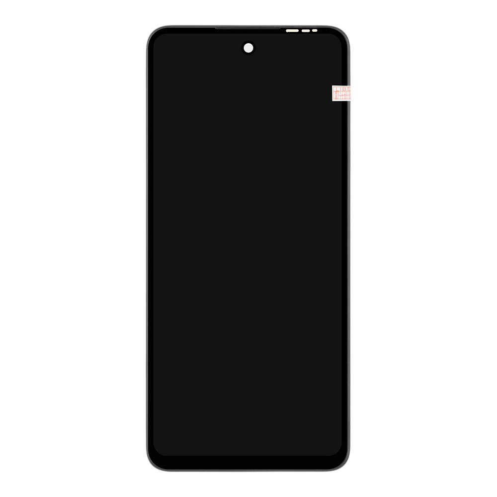 LCD дисплей для Tecno Spark 20 (KJ5) с тачскрином в рамке (черный) OR LCD