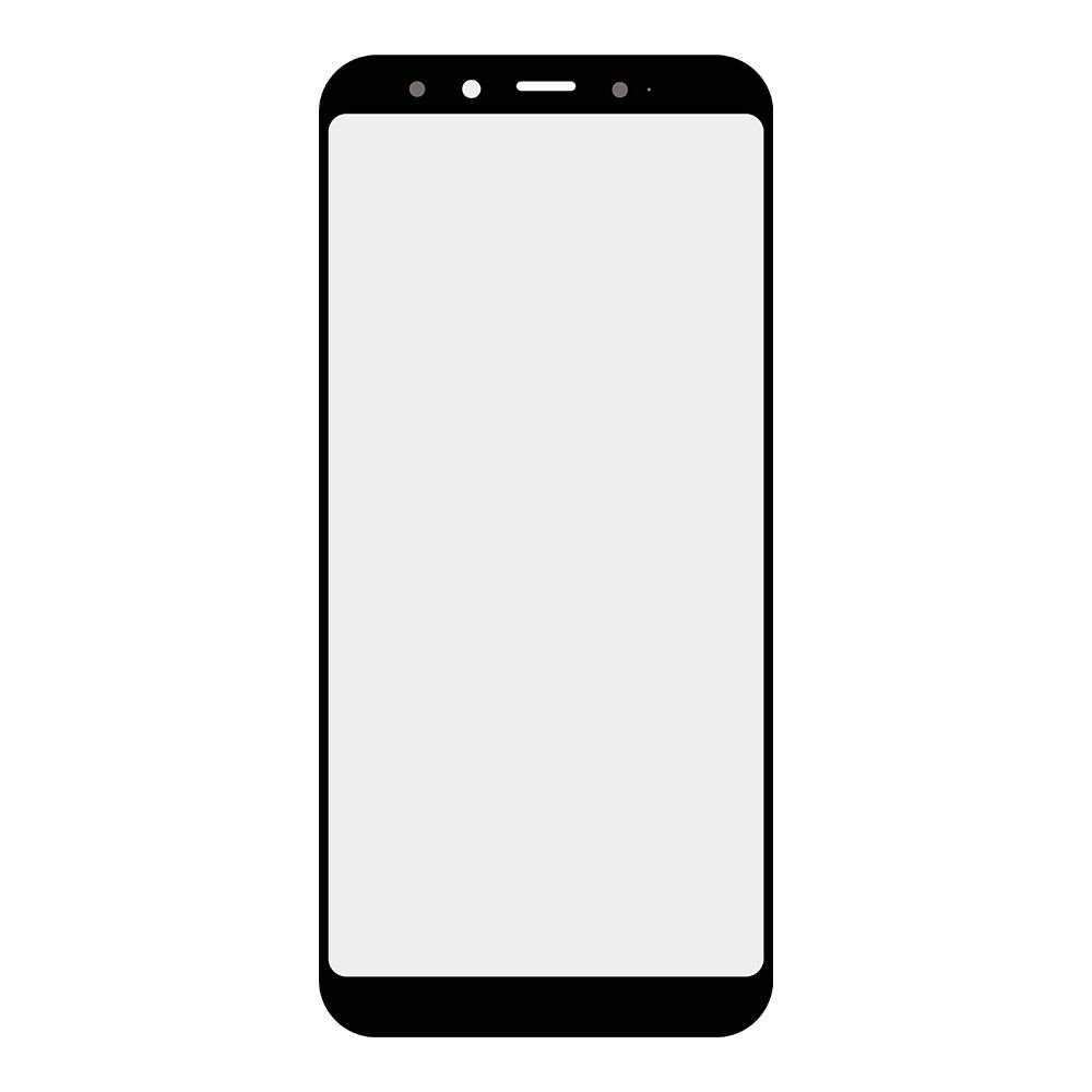 Стекло + OCA пленка для переклейки Xiaomi Mi 6x / Mi A2 (черный)