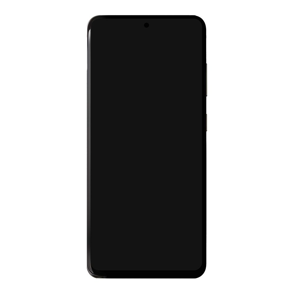 LCD дисплей для Samsung Galaxy S20 SM-G980 GH82-22131A в рамке (серый) 100% OR SP