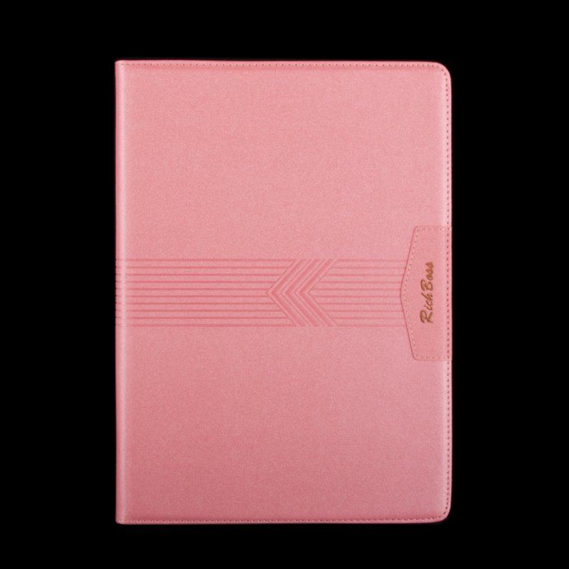 Чехол/книжка для iPad Air 2 "RICH BOSS" Arrow (кожаный/розовый коробка)
