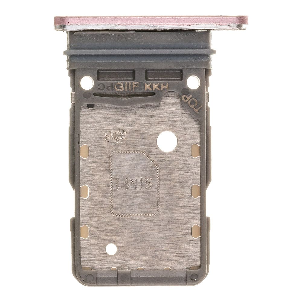 Держатель SIM-карты (сим лоток) Samsung S21/S21+/S21 Ultra G991/G996/G998 (розовый)