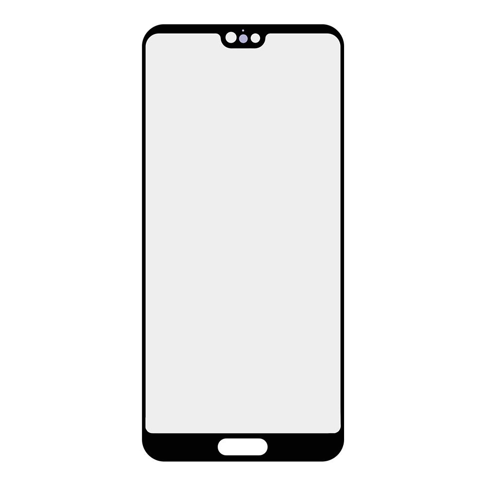 Стекло для переклейки Huawei P20 (EML-L29) (черный)