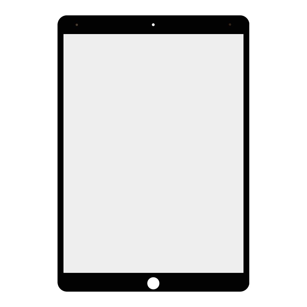 Стекло + OCA пленка для переклейки Apple iPad Pro 10.5" (черный)