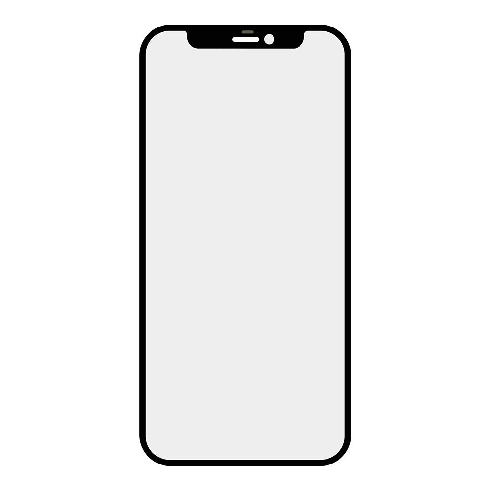 Стекло + OCA для iPhone 12 mini (черный) оригинал