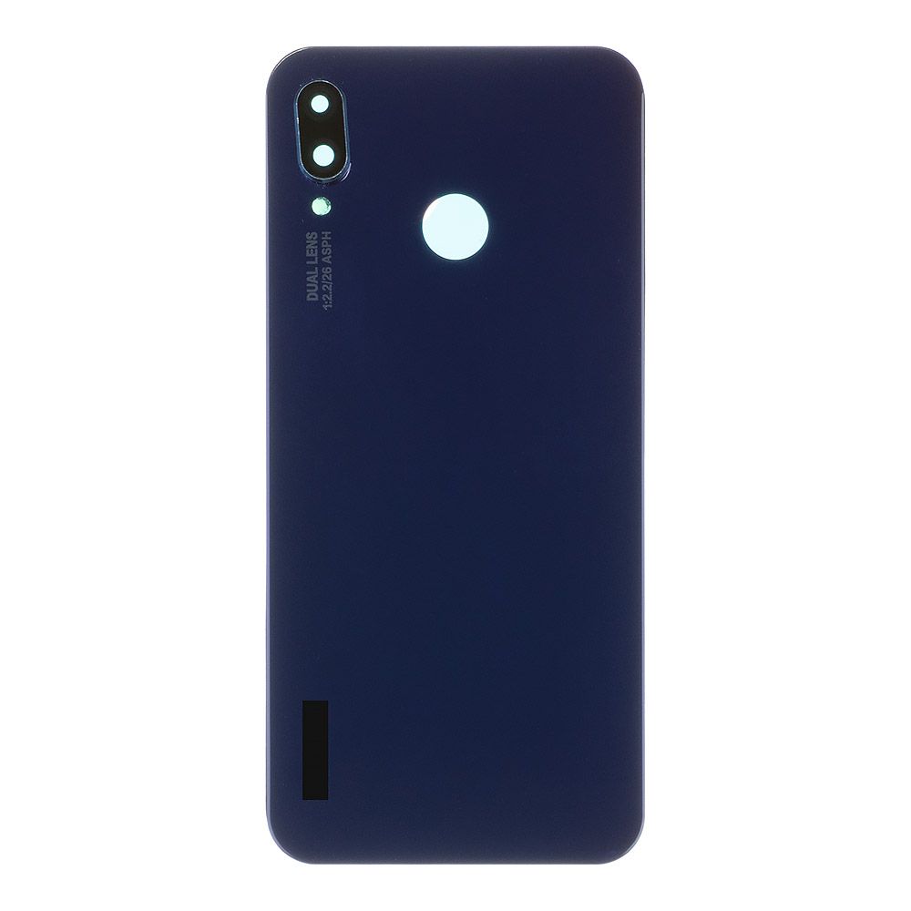 Задняя крышка для Huawei P20 Lite (ANE-LX1) со стеклом камеры (синий)