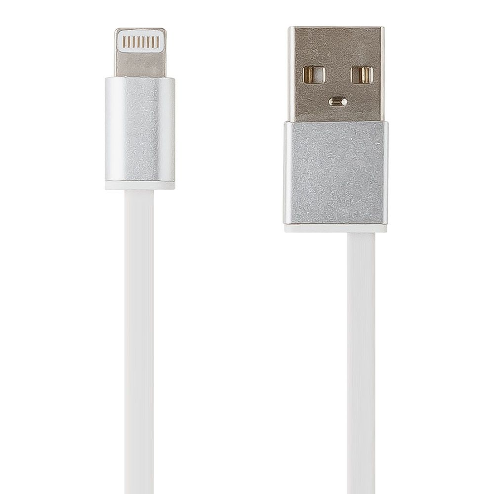 USB Дата-кабель для Apple Lightning 8-pin "Коробочка" (белый)