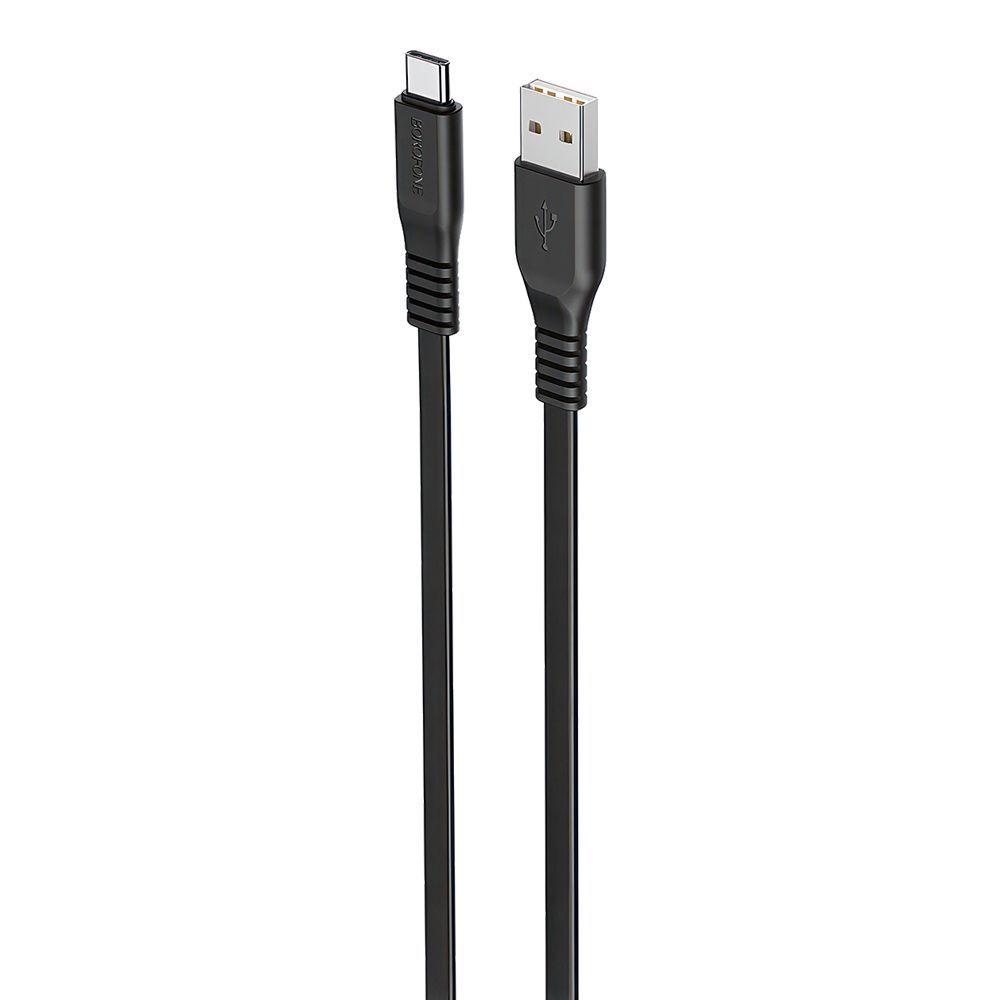 USB кабель BOROFONE BX23 Wide Power Type-C, 3А, 1м, PVC (черный)