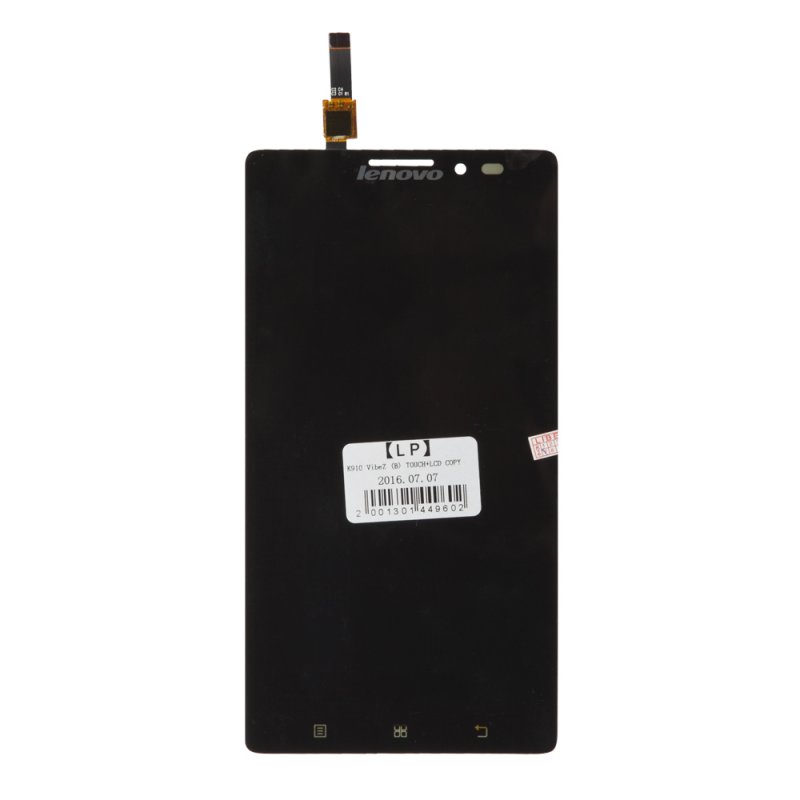 LCD дисплей для Lenovo Vibe Z K910 с тачскрином, 1-я категория (черный)