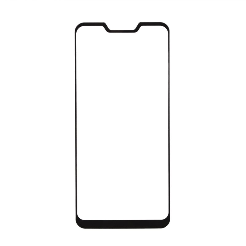 Защитное стекло "LP" для Asus ZenFone Max (M2) ZB633KL Thin Frame Full Glue с рамкой 0,33 мм 2,5D 9H (черное)