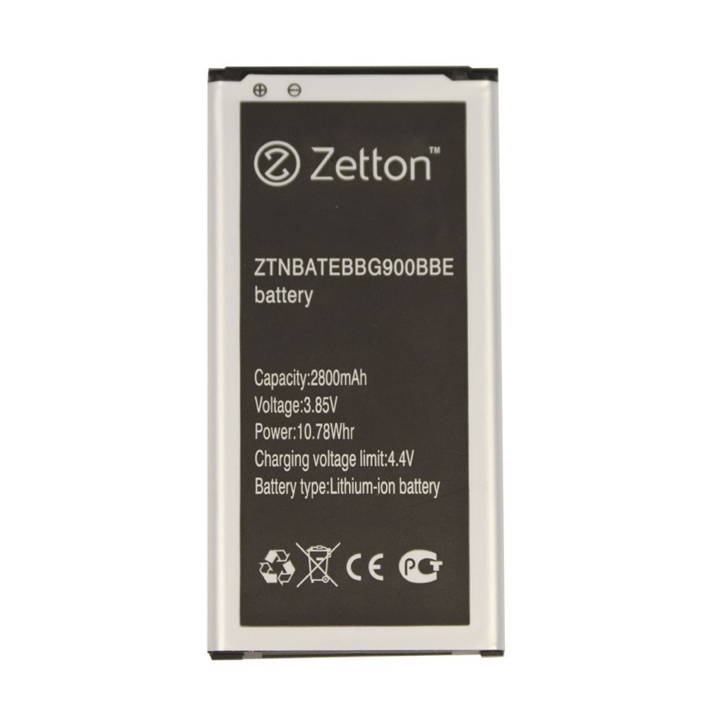 Аккумулятор (АКБ) Zetton для Samsung Galaxy S5/G900 2800 mAh, Li-Ion аналог EB-BG900BBE
