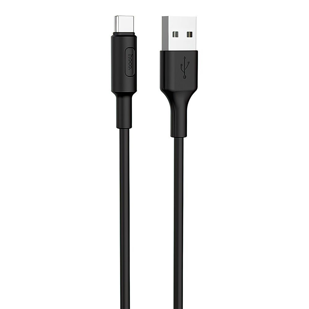 USB кабель HOCO X25 Soarer Type-C, 1м, PVC (черный)