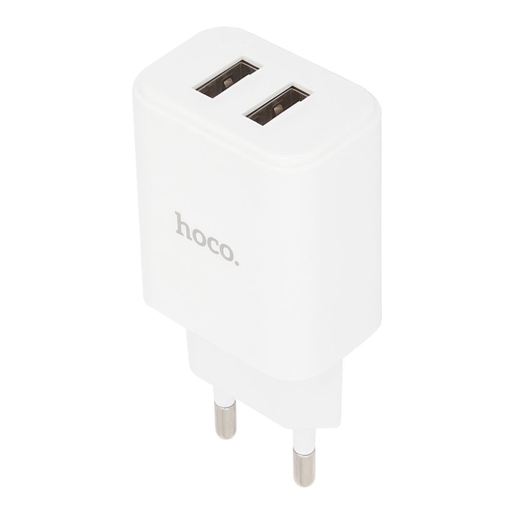 СЗУ HOCO C62A Victoria 2xUSB, 2.1А (белый)