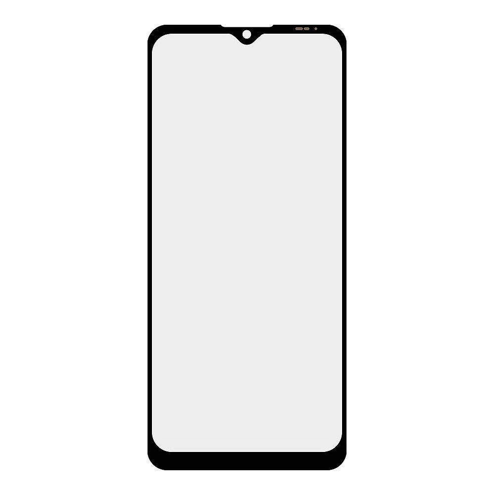 Стекло + OCA плёнка для переклейки ZTE Blade A51 (черный)