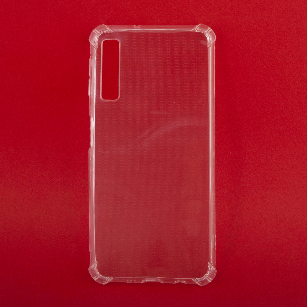 Силиконовый чехол "LP" для Samsung A7 SM-A750 ударопрочный TPU Armor Case (прозрачный) европакет