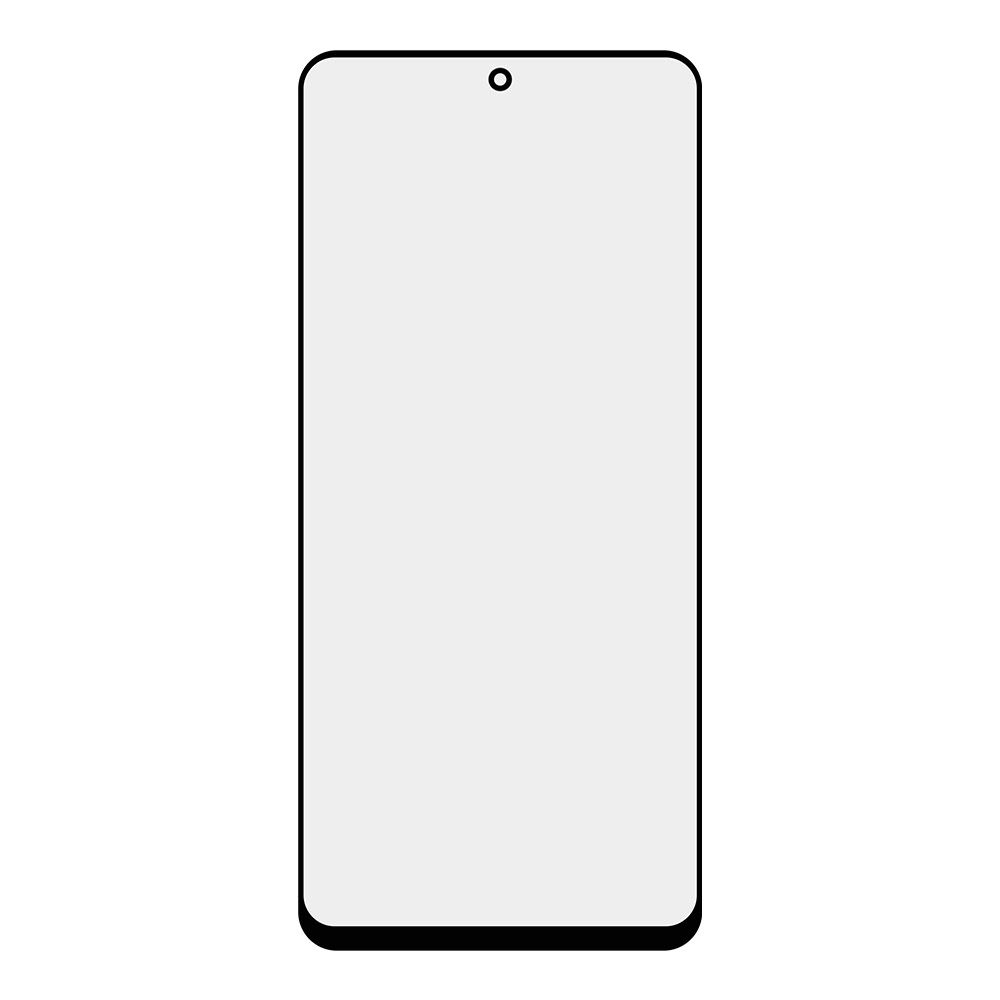 Стекло + OCA плёнка для переклейки Huawei X9 (черный)