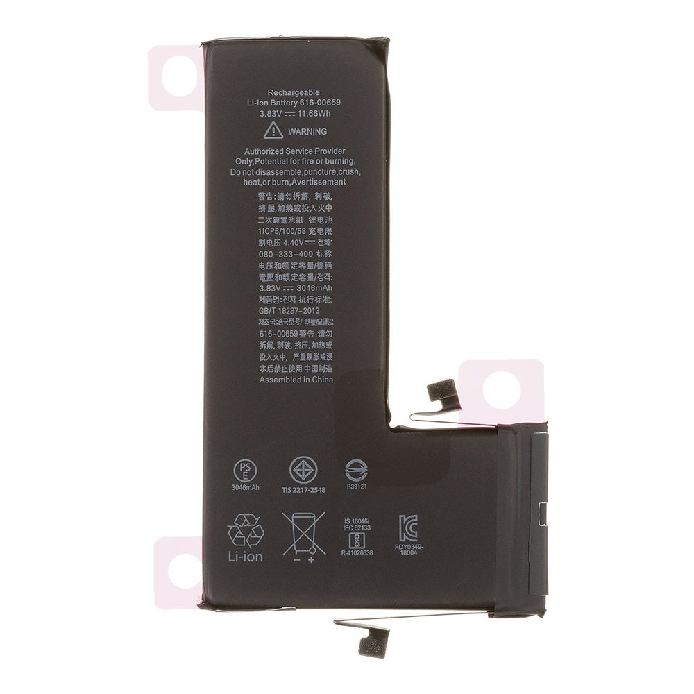 Аккумулятор (АКБ) для iPhone 11 Pro Li 3046 mAh 100% Filling Capacity
