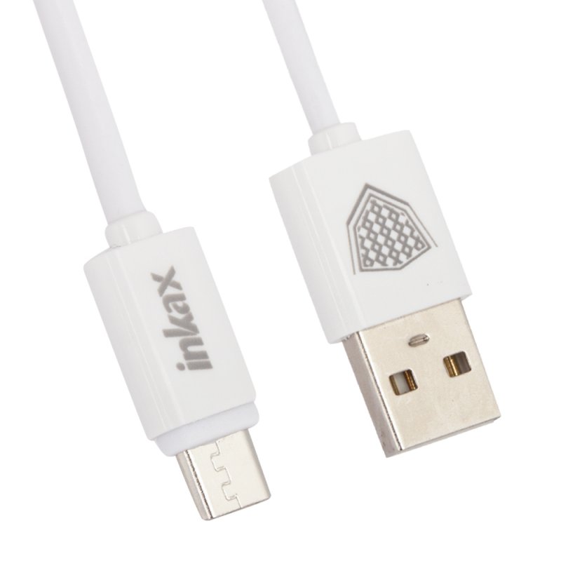 USB кабель inkax CK-51 Fast MicroUSB, 1м, TPE (белый)