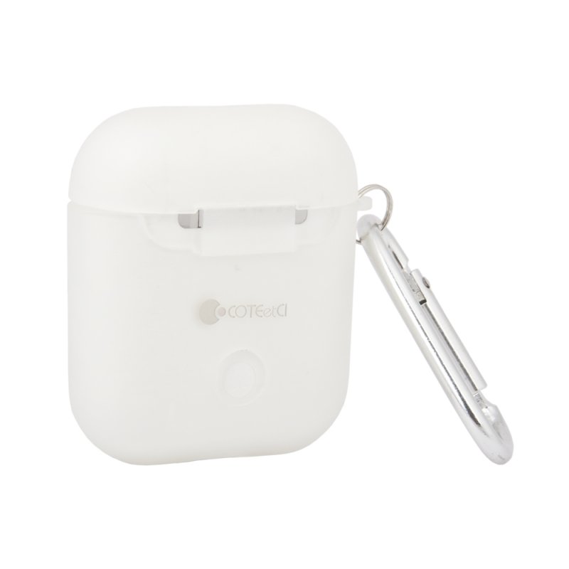 Силиконовый чехол AirPods COTEetCI AirPods TPU Case (белый)
