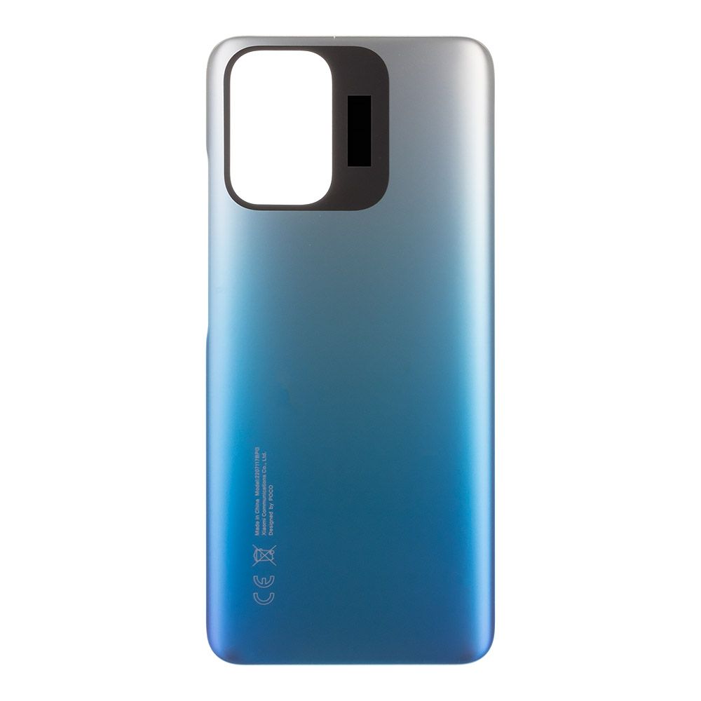 Задняя крышка для Xiaomi Poco M5s (2207117BPG) (голубой)