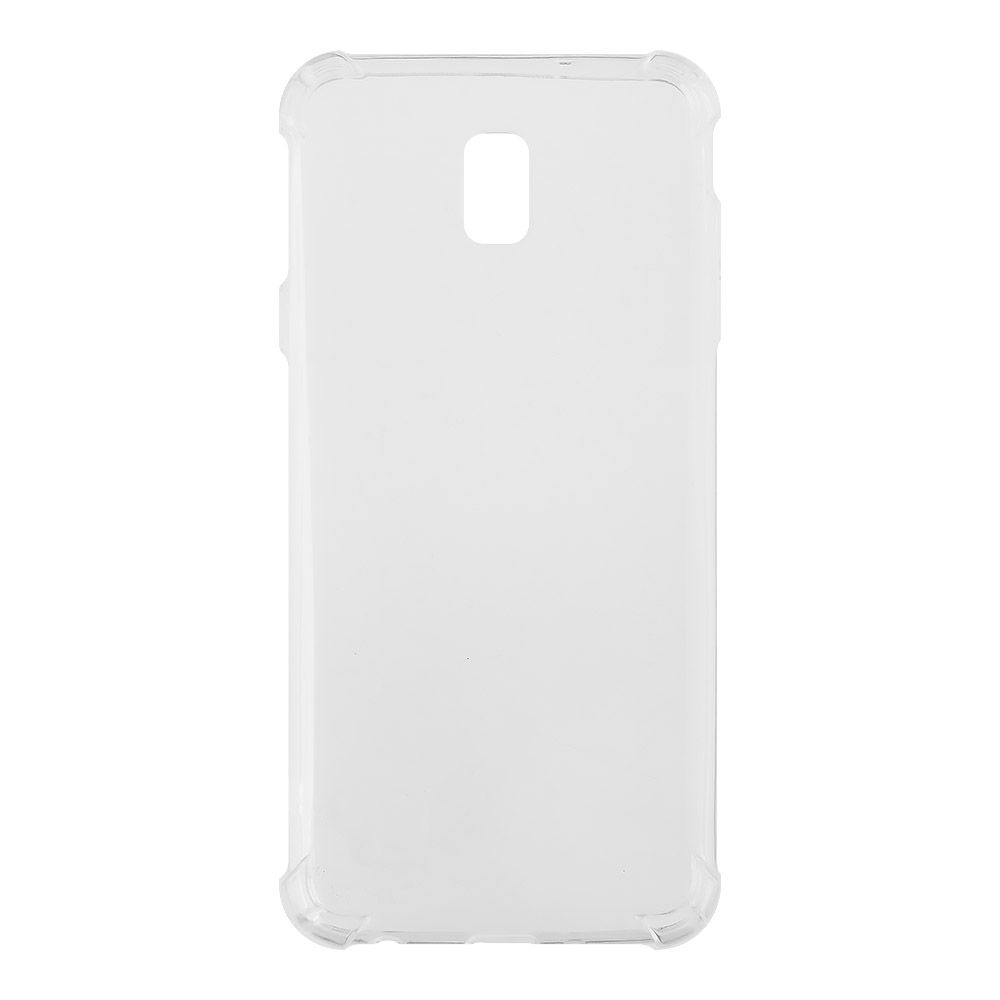 Силиконовый чехол "LP" для Samsung J6+ SM-J610 ударопрочный TPU Armor Case (прозрачный) европакет
