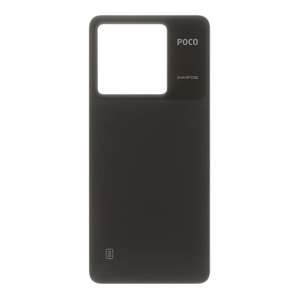 Задняя крышка для Xiaomi POCO X6 5G (23122PCD1G) (черный)