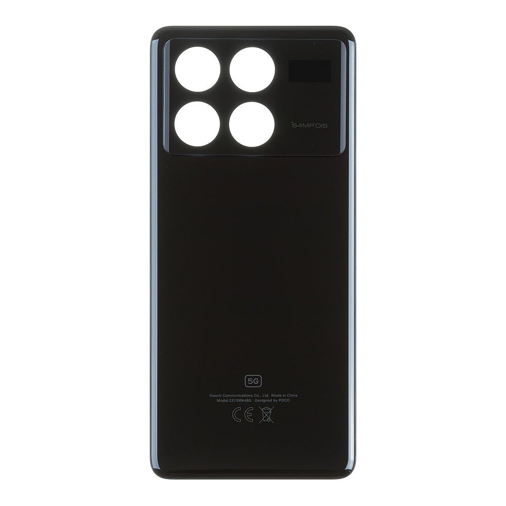 Задняя крышка для Xiaomi Poco X6 Pro 5G (2311DRK48G) (черный)