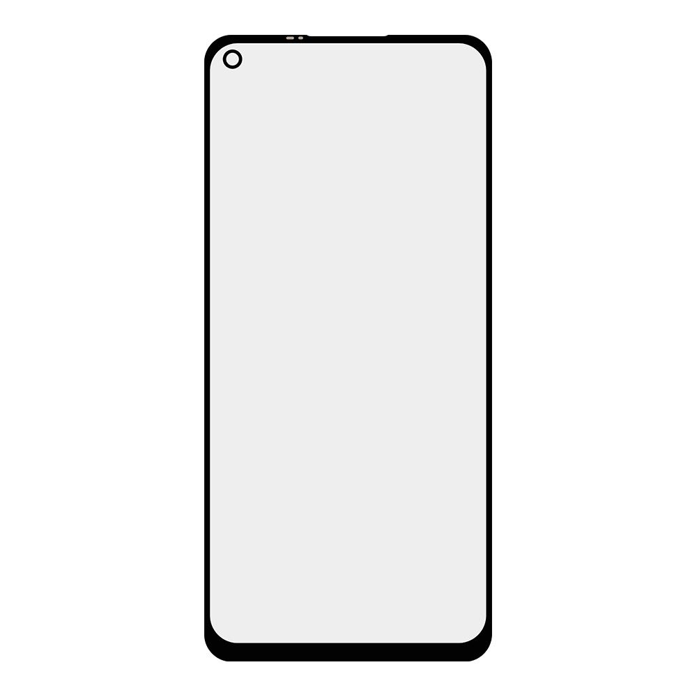 Стекло для переклейки Xiaomi Redmi Note 9 / Redmi X10 (черный)