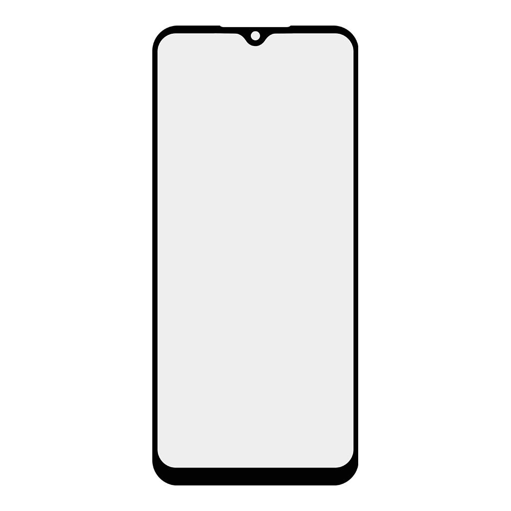 __Стекло + OCA пленка для переклейки Xiaomi 10C / Poco C40 (черный)